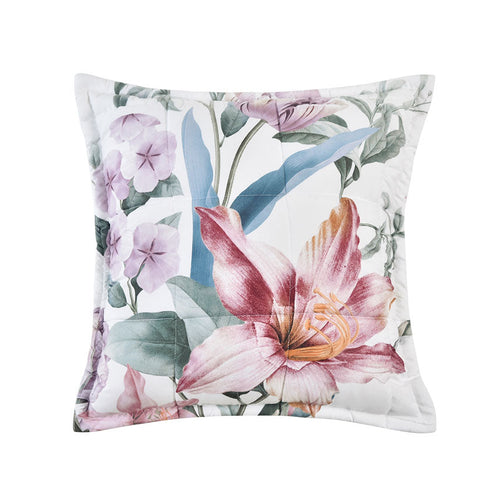 Bianca Carmela White Coordinate Square Filled Cushion